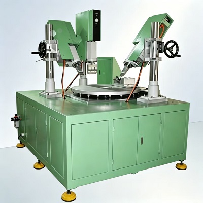 4-Station Rotary Ultrasonic Plastic Welding Machine