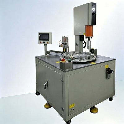 12-Station Rotary Ultrasonic Plastic Welding Machine